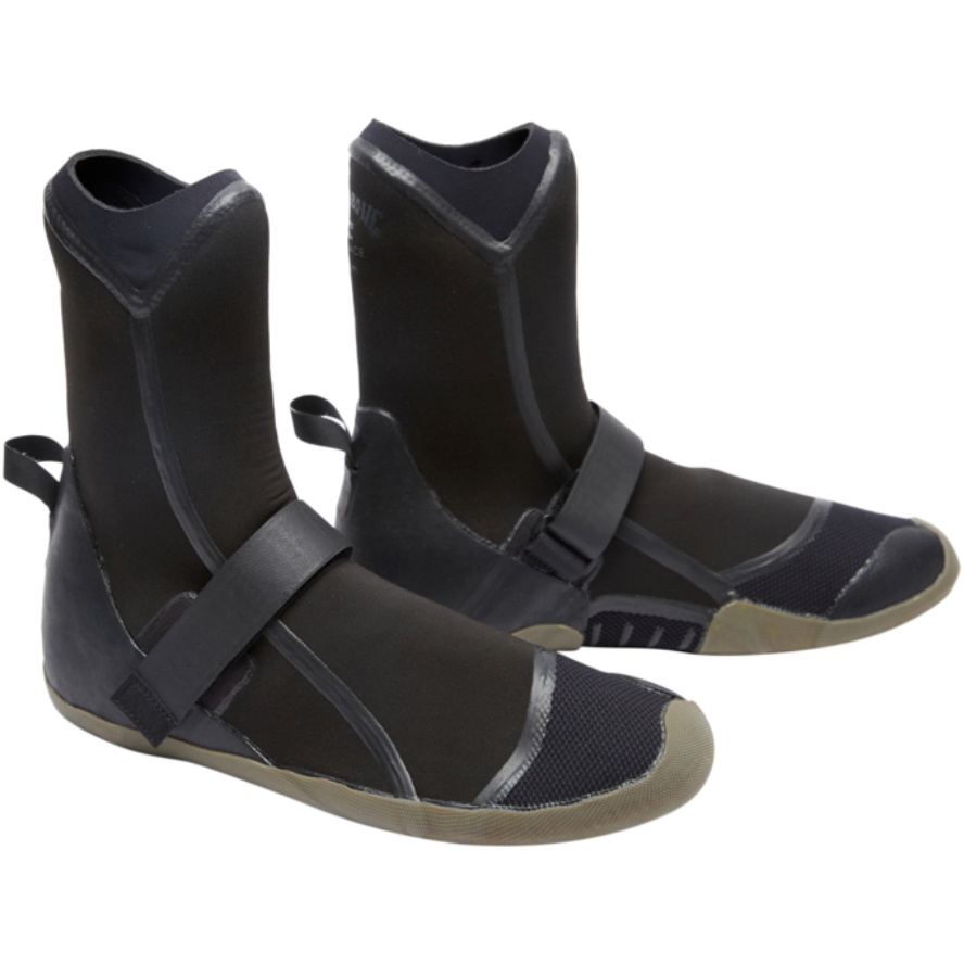 2025 Billabong Hommes Furnace 7mm Botte En Néoprène à Bout Rond ABYWW00105 - Black
